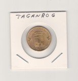 2015 Rusia 10 ruble Taganrog AUNC, Europa, Cupru-Nichel