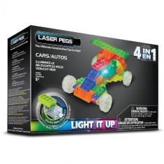 Kit Constructie cu Lumini Laser 4 in 1 - Masina foto