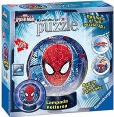 Puzzle 3D Luminos Spiderman, 108 Piese foto