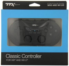 Black Classic Controller Ttx Nintendo Wii U foto