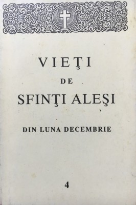 VIETI DE SFINTI ALESI DIN LUNA DECEMBRIE foto