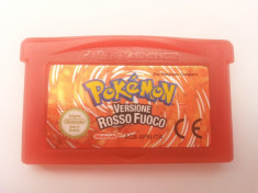 Pokemon Versione Rosso Fuoco Nintendo Game Boy Advance joc caseta discheta red foto