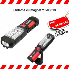 Lanterna cu Magnet Rabatabila YT-08513 foto