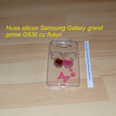 Husa silicon Samsung Galaxy grand prime G530 cu fluturi foto