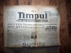 Ziar Vechi Timpul, 3 Februarie 1946, Rom&acirc;nia Interbelică, Colecție, Istorie