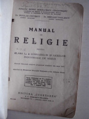 MANUAL DE RELIGIE, PT CLASA 1, 1939 foto