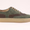 Candrani Oxford Sneakers Velour Verde cu Gordon TDM