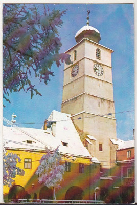 bnk cp Sibiu - Muzeul Brukenthal - Turnul sfatului - necirculata foto