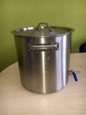 Oala inox profesionala cu robinet - 36 litri foto