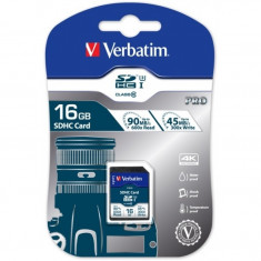 Card de memorie Verbatim Pro SDHC 16 GB Clasa 10 UHS-I U1 foto