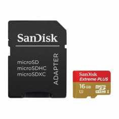 Card memorie Sandisk Extreme Plus 16GB MicroSD Clasa 10 UHS-I foto