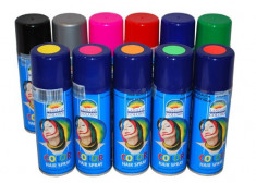 SPRAY COLORAT PENTRU PAR - ARGINTIU foto