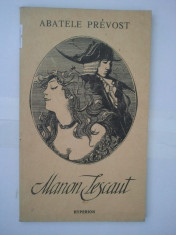 MANON LESCAUT - ABATELE PREVOST ( 4828 ) foto