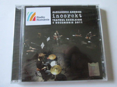CD ORIGINAL NOU IN TIPLA ALEXANDRU ANDRIES ALBUMUL INKORECT foto