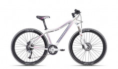 Bicicleta dama CTM Charisma 4.0, 2016, cadru 18&amp;quot;, alb mat / violet Cod Produs: 037.25 foto