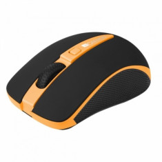 Mouse wireless Canyon CNS-CMSW6O , Fara Fir , Optic , 1600 DPI , Portocaliu foto