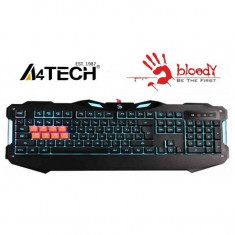 Tastatura gaming A4Tech Bloody 8 , USB , Iluminare LED , Negru foto