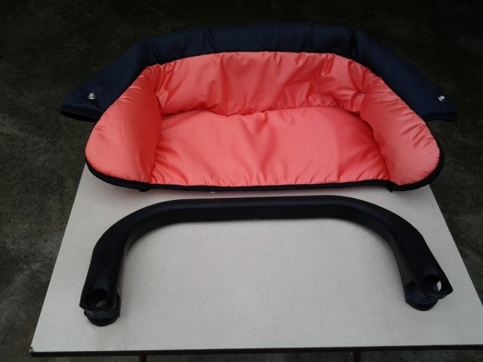 **Extensie carucior, landou orange - black