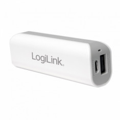 Baterie externa Logilink , 2200 mAh , Litiu Ion , Alb Gri foto