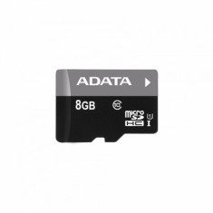 Card memorie AData Premier Micro SDHC 8GB Clasa 10 UHS-I U1 adaptor SD foto