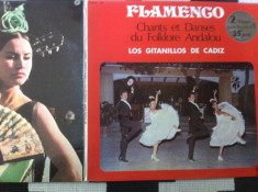 Los Gitanillos De Cadiz flamenco folclor dublu disc vinyl 2 lp muzica latino foto