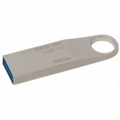 Stick memorie USB Kingston Data Traveler SE9 G2 , 32 GB , USB 3.0 , Argintiu foto