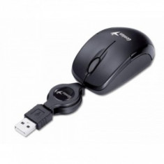 Mouse Genius MicroTraveler V2 , Optic , 1200 DPI , Ambidextru , Negru foto