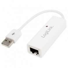 Adaptor Logilink de la USB 2.0 la RJ-45 foto