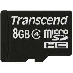 Card de memorie Transcend Micro SDHC 8 GB Clasa 4 foto