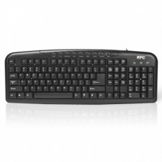 Tastatura RPC MM keyboard Black USB foto