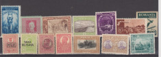 Romania de la 1906 lot timbre nestampilate foto