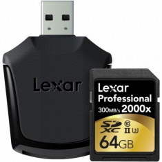 Card memorie Lexar SDXC 64GB Clasa 10 UHS-II foto