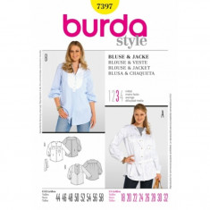 Tipar Bluza si jacheta- stil bluza-camasa foto