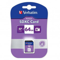 Card de memorie Verbamtim SDXC 64 GB Clasa 10 foto