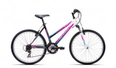 Bicicleta dama CTM Stefi 2.0, 2016, cadru 16&amp;quot;, negru / mov Cod Produs: 037.50 foto