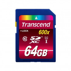 Card de memorie Transcend 600X SDXC 64 GB Clasa 10 UHS-I U1 foto