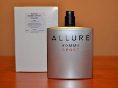 CHANEL ALLURE SPORT HOME TESTER ORIGINAL !!! LIVRARE GRATUITA !! foto