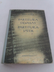 PARTITURA OLVASAS*PARTITURA JATEK/ NAGY OLIVER/ 1954 foto