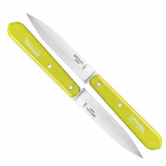 Opinel Nr 112 Set 2 Cutite Inox Galben Bucatarie 001225 foto