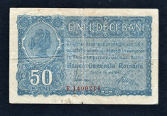 Romania 50 Bani 1917 foto