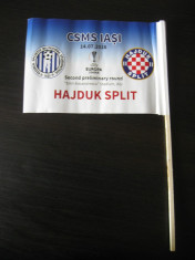 CSMS Iasi - Hajduk Split (14 iulie 2016) / stegulet de meci foto