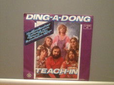 TEACH-IN - DING A DONG - Vinil Single -45 rpm(1975/Telefunken /RFG) -Impecabil foto