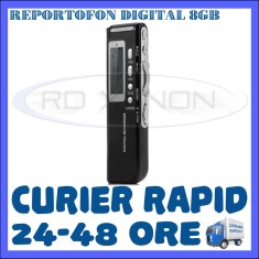 REPORTOFON DIGITAL 8GB GH-518 - DICTAFON, RECORDER - 850 ORE - GARANTIE 12 LUNI