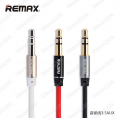 Cablu AUX auxiliar 3.5MM 1 metru REMAX foto
