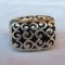 argint INEL MASIV OPULENT 1920 art deco FRANTA in email UNIC de efect SPLENDID