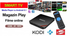 Media Player A95X 2016 - 4K, Quad-Core, 1GB RAM, 8GB, Wi-Fi, Android 5.1, KODI foto