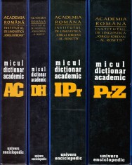Micul dictionar academic - MDA vol. I - II - III - foto