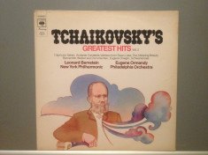 TCHAIKOVSKY - GREATEST HITS cu LEONARD BERNSTEIN (1974/CBS REC /HOLLAND) - Vinil foto