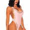 B473-5 Body sexy accesorizat, cu chilot tanga