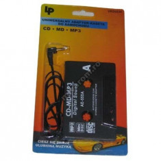 Caseta adaptoare, mp3 player cu mufa Jack pentru Casetofon Auto foto